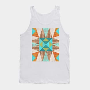 Faded Fall Patchwork Tank Top